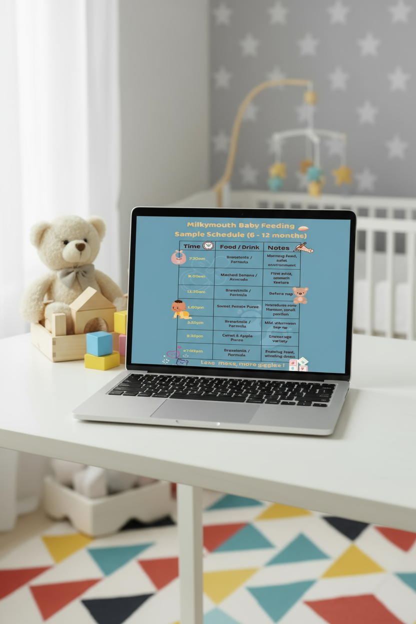 Milkymouth Baby Feeding Schedule Pack (Printable)