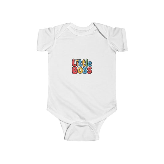 Little Boss Infant Bodysuit — Cute Colorful Baby Onesie