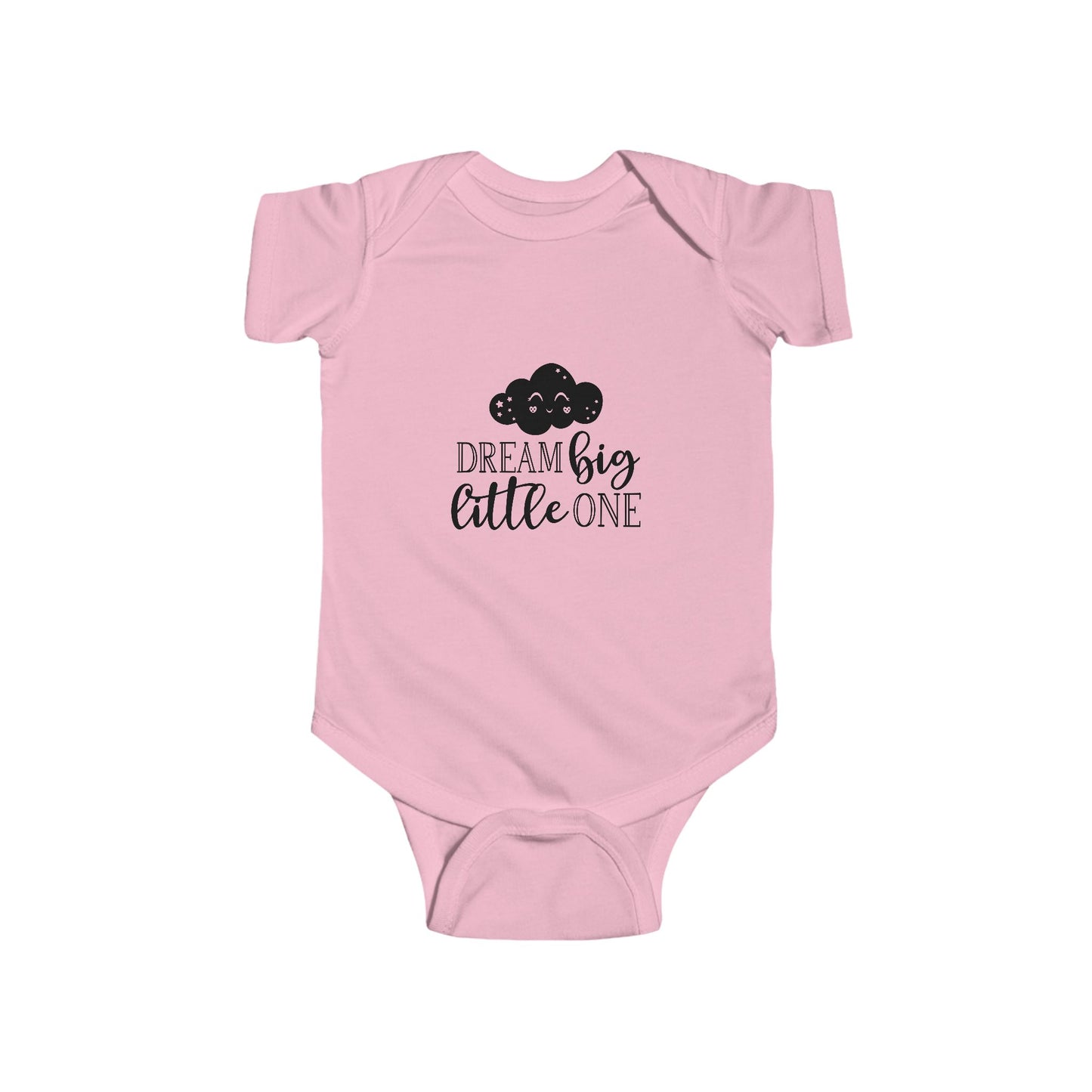 Dream Big Little One Infant Bodysuit - Cute Cloud Baby Onesie