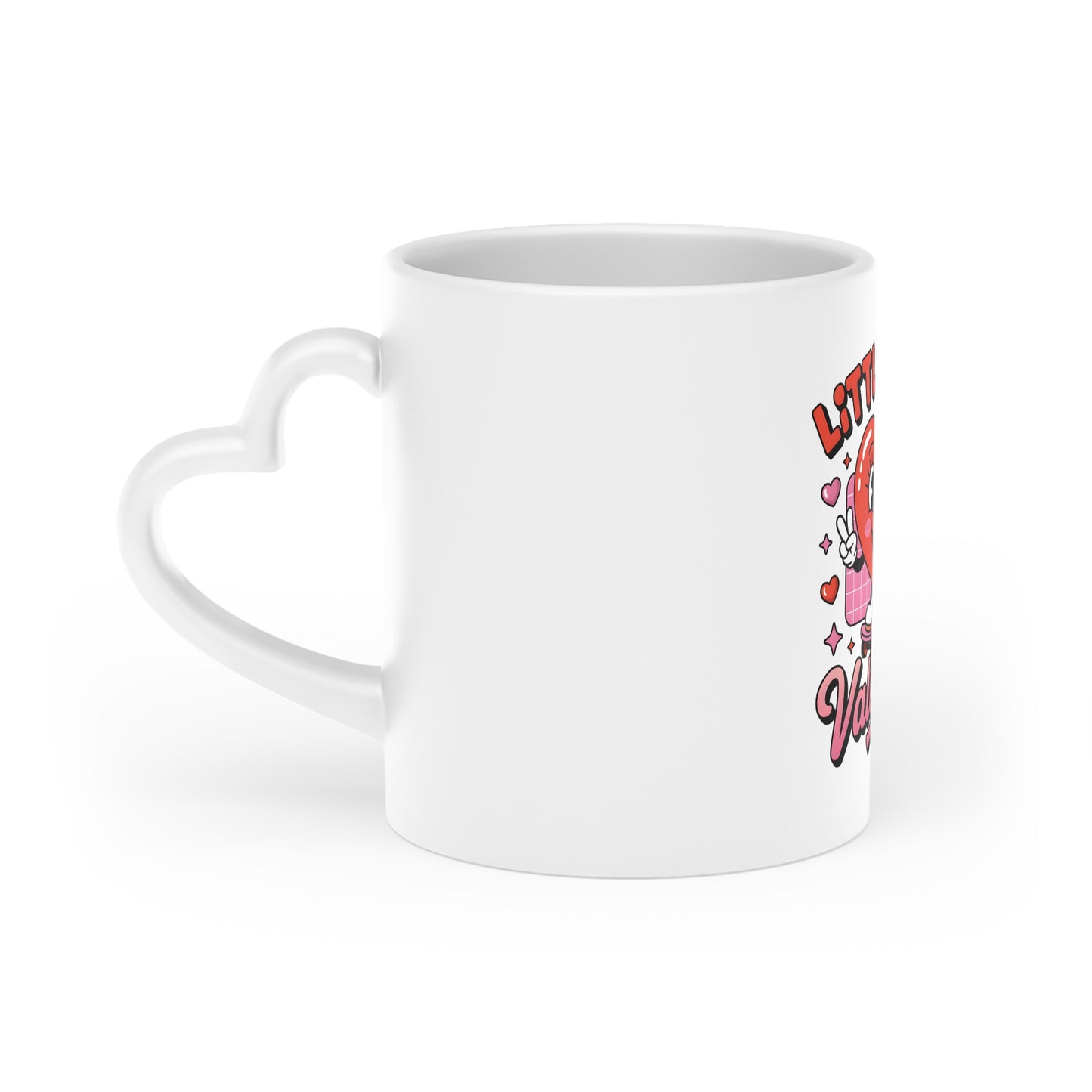 Heart-Shaped Mug - Little Miss Valentine Valentine Gift for Her